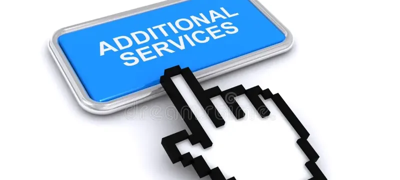 additional services button white additional services button white background 164680855